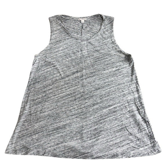 Women's Gap Heather Gray Sleeveless Tee Sz Small Top Casual Athleisure T-Shirt - Picture 7 of 7